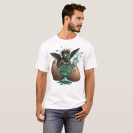 Camiseta Arte de cría de cuervo espeluznante 