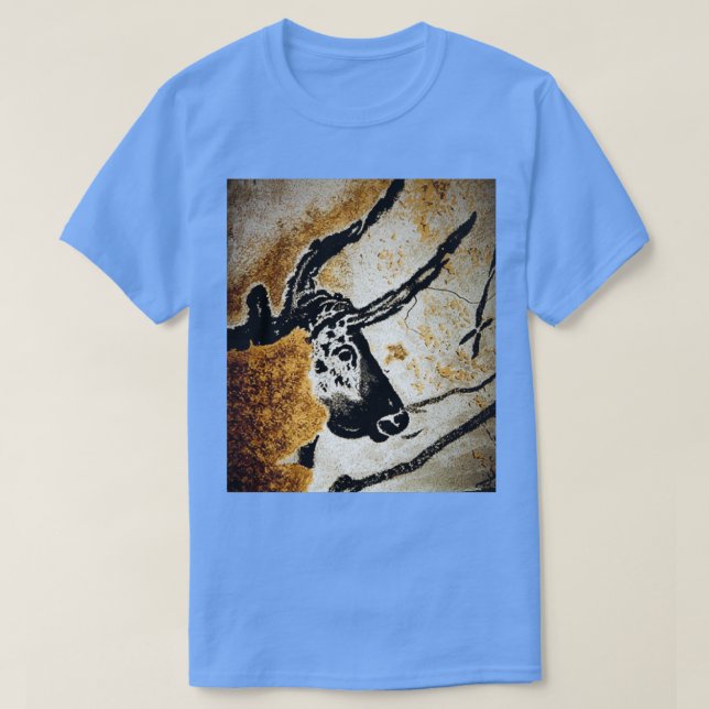Camiseta Arte de Cueva de Bull de Lascaux (Diseño del anverso)