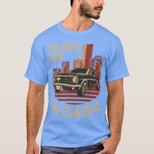 Camiseta Arte de cumpleaños de coche clásico para papá Día 