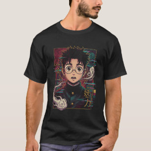 Camiseta Arte de Dandadan Okarun Poderes Psíquicos Chico Oc