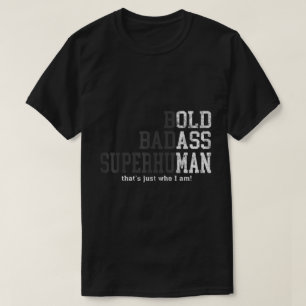 Camiseta Arte de Declaraciones Superhumanas Valientes y Gen