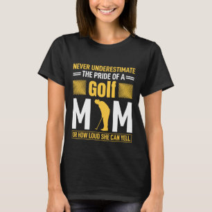 Camiseta arte de deportes de mamá de golf divertido