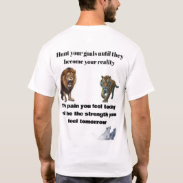 Camiseta Arte de Depredador Motivacional