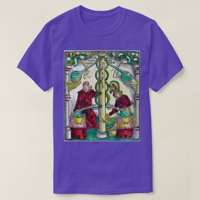 Camiseta Arte de destilación (Diseño del anverso)