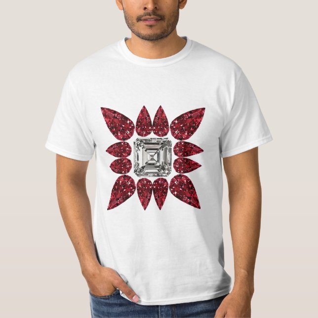 Camiseta Arte de Diamante Rojo (Anverso)
