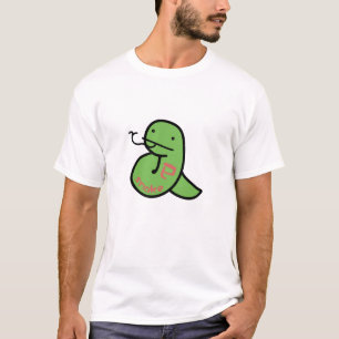 Camiseta Arte de dibujos animados de la serpiente zodiaca c