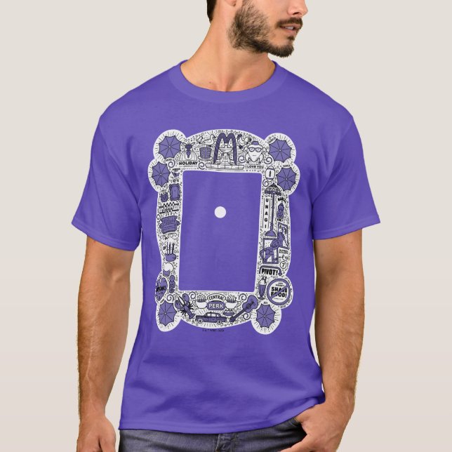Camiseta Arte de dibujos animados FRIENDS™ (Anverso)