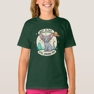Camiseta Arte de dibujos animados sarcásticos de gato Sphyn