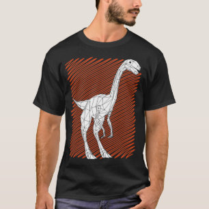 Camiseta Arte de Dinosaurios, amante del Allosauro Polígono