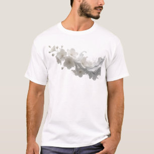 Camiseta Arte de diseño de flores audaz y hermoso