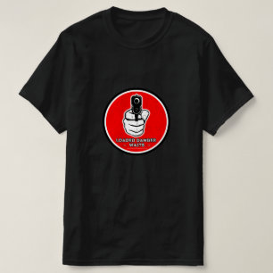 Camiseta Arte de disparo de arma blanca