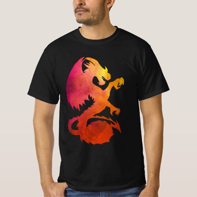 Camiseta Arte de dragón (Anverso)