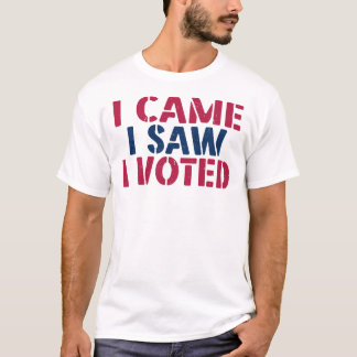 Camiseta Arte de Elección Gráfica Voté Vi Vine