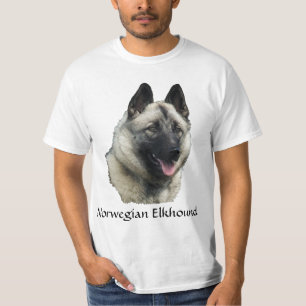 Camiseta Arte de Elkhound del noruego