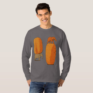 Camiseta Arte de equilibrio de elefante colorido