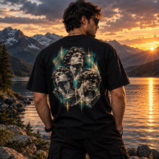 Camiseta Arte de Escultura Gótica de Sueños