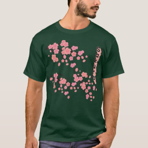 Camiseta Arte de estilo anime con flores de cerezo sakura j