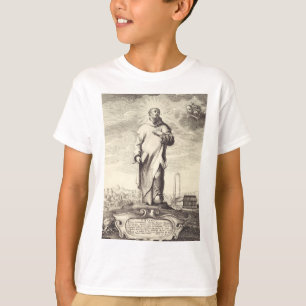 Camiseta Arte de estilo grabado antiguo de San Bruno de Col
