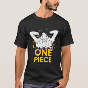 Camiseta Arte de estilo Manga Anime Pirate Sonriente