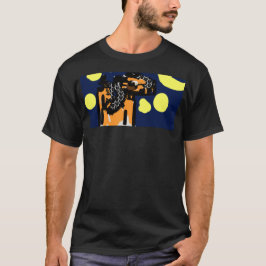 Camiseta Arte de estrella de lobo