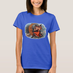 Camiseta Arte de etiqueta de cigarro vintage, hada victoria