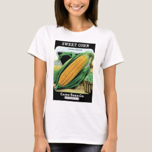 Camiseta Arte de etiqueta de paquete de semillas vintage, m