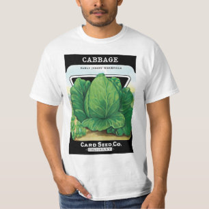Camiseta Arte de etiqueta de paquete de semillas vintage, r