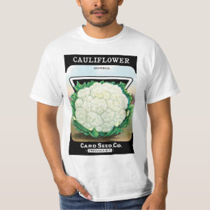 Camiseta Arte de etiqueta de paquete de semillas vintage, v