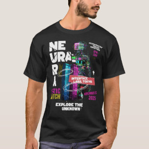 Camiseta Arte de evento tecnológico Neura Static Glitch Cyb