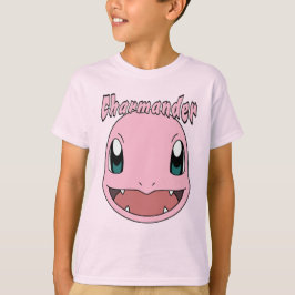 Camiseta Arte de fan de Charmander rosa Pokémon