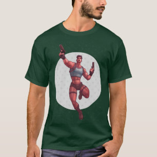 Camiseta Arte de fan de Lara Croft Gender Bender divertido