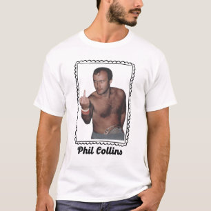 Camiseta Arte de fanático de la música retro de Phil Collin