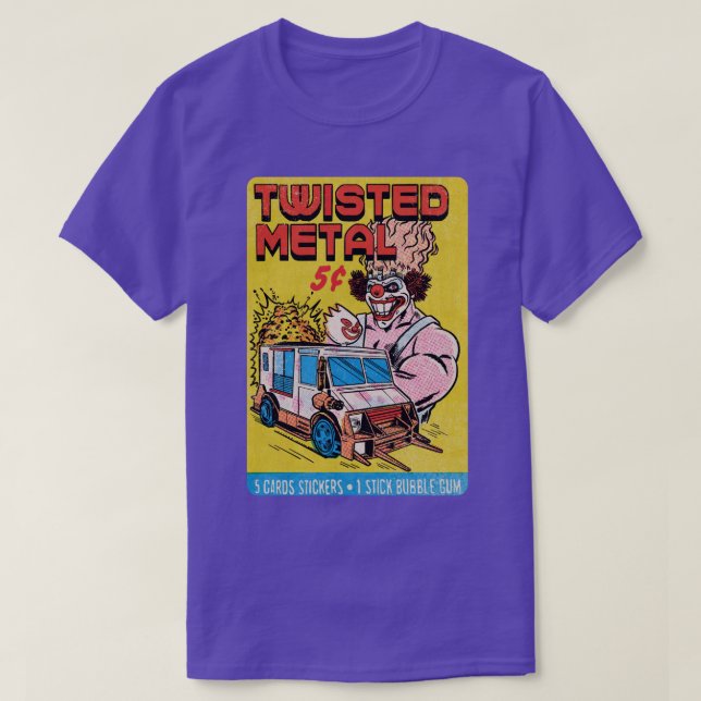 Camiseta Arte de fanático de la tarjeta Bubble Gum Metaliza (Diseño del anverso)