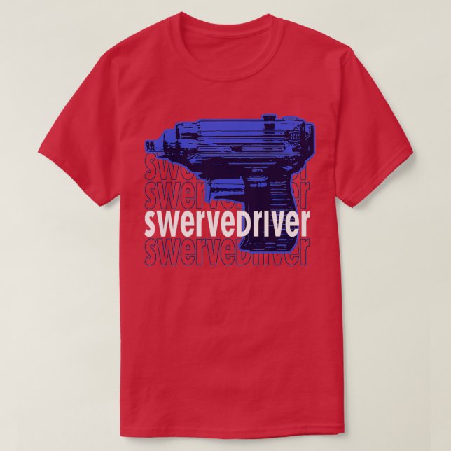 Camiseta Arte de fanáticos de swervedriver shoegaze (Diseño del anverso)