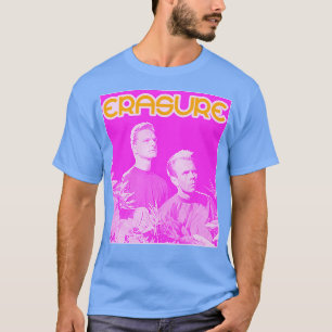 Camiseta Arte de fanáticos retro de sintetizador de Erasure