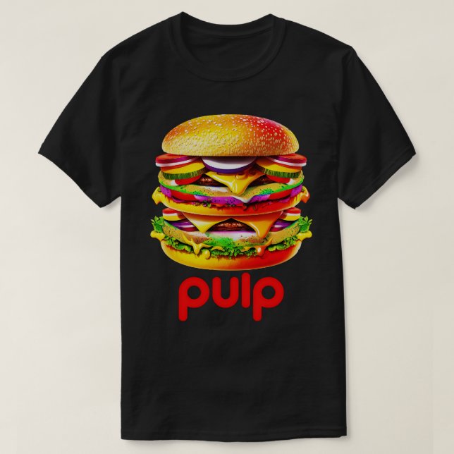 Camiseta Arte de fans de Britpop de Pulp 90 (Diseño del anverso)