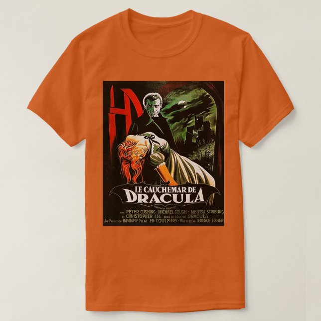 Camiseta Arte de fans de Count dracula (Diseño del anverso)