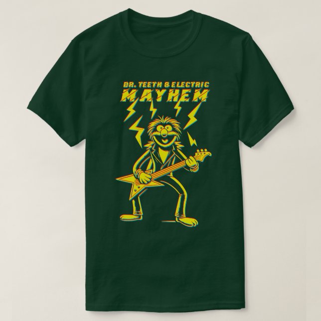 Camiseta Arte de fans de los mayhem eléctricos (Diseño del anverso)