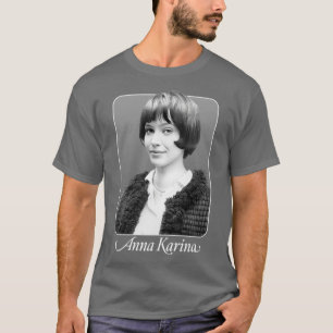 Camiseta Arte de fans del estilo retro de Anna Karina