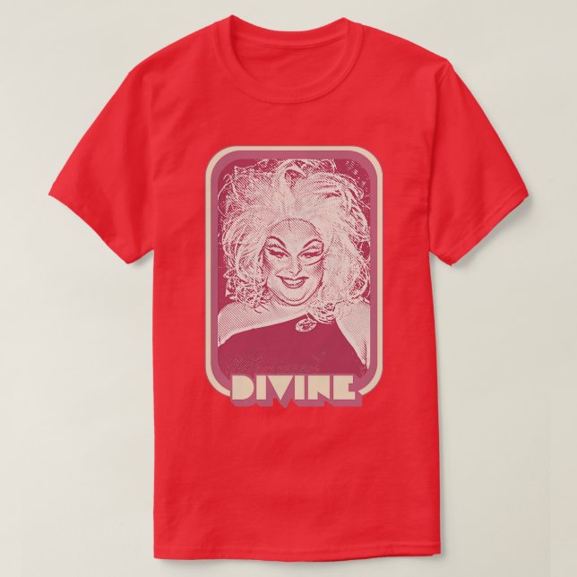 Camiseta Arte de fans del estilo retro divino de los años 8 (Diseño del anverso)