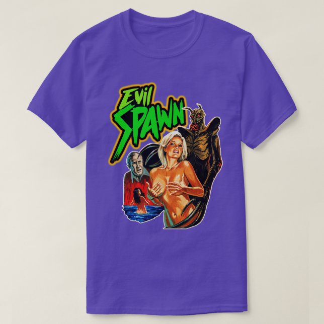 Camiseta Arte de fans del terror clásico del culto de la pa (Diseño del anverso)