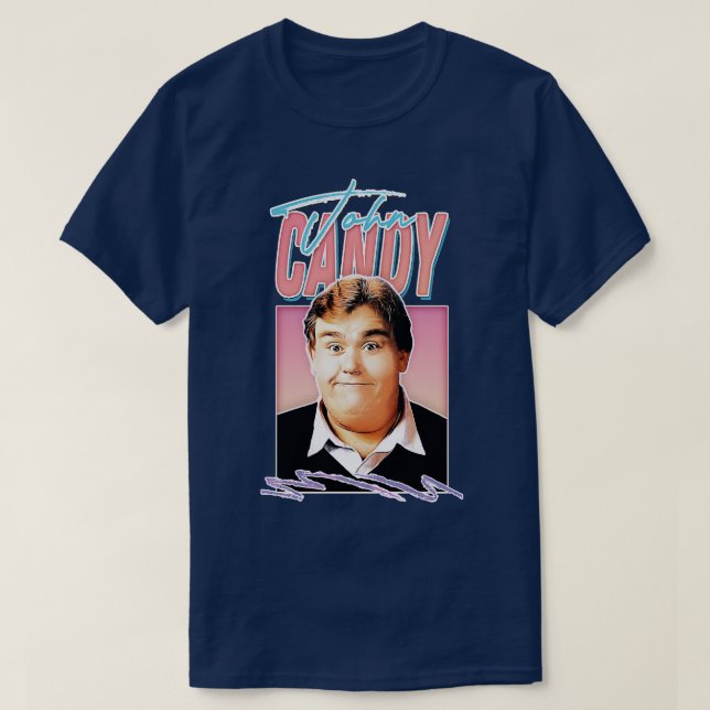 Camiseta Arte de fans retro estilo John Candy 80 (Diseño del anverso)