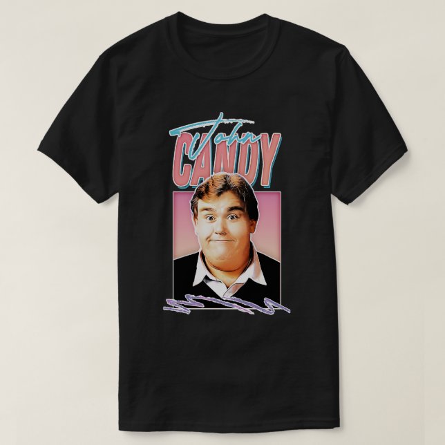 Camiseta Arte de fans retro estilo John Candy 80 (Diseño del anverso)