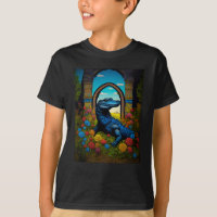 Arte de fantasía de caimán azul