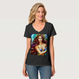 Camiseta Arte de fantasía de la hija de Neptuno 