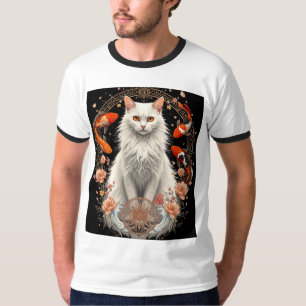 Camiseta Arte de fantasía de mandala japonés