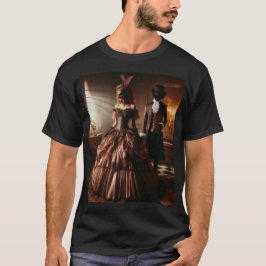 Camiseta Arte de fantasía steampunk victoriano mascarada