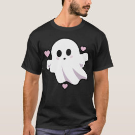 Camiseta Arte de Fantasma Pastel Adorable