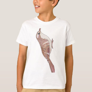 Camiseta Arte de fauna silvestre de especies de aves de Cre
