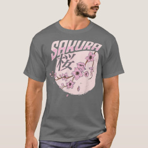 Camiseta Arte de flor de cerezo sakura japonés para cobre j